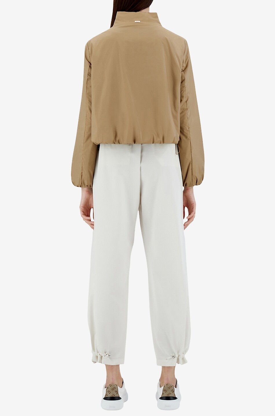 HERNO Ecoage down padded bomber jacket Women CAMEL 6