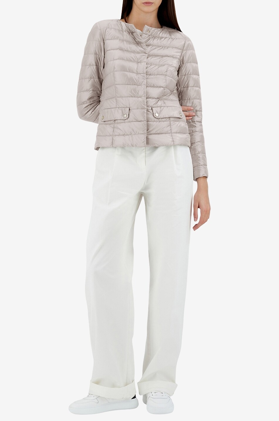 HERNO Kurze Daunenjacke Damen CREMEFARBEN 5