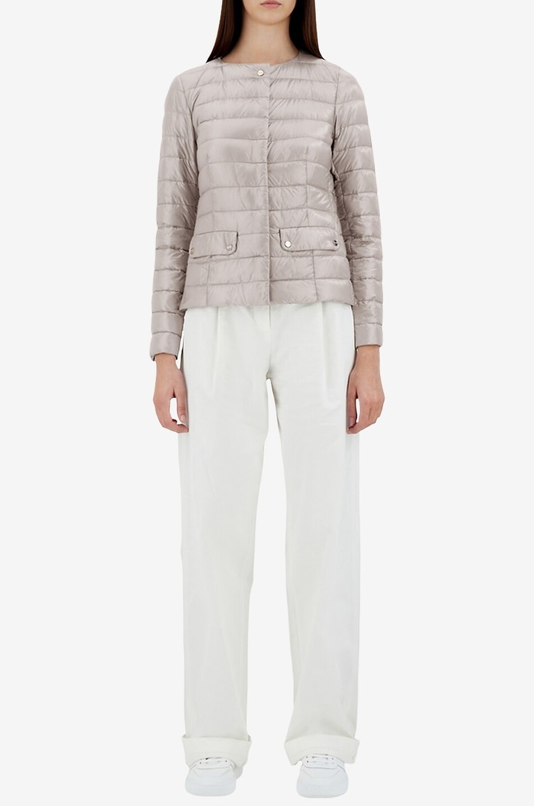 HERNO Kurze Daunenjacke Damen CREMEFARBEN 3