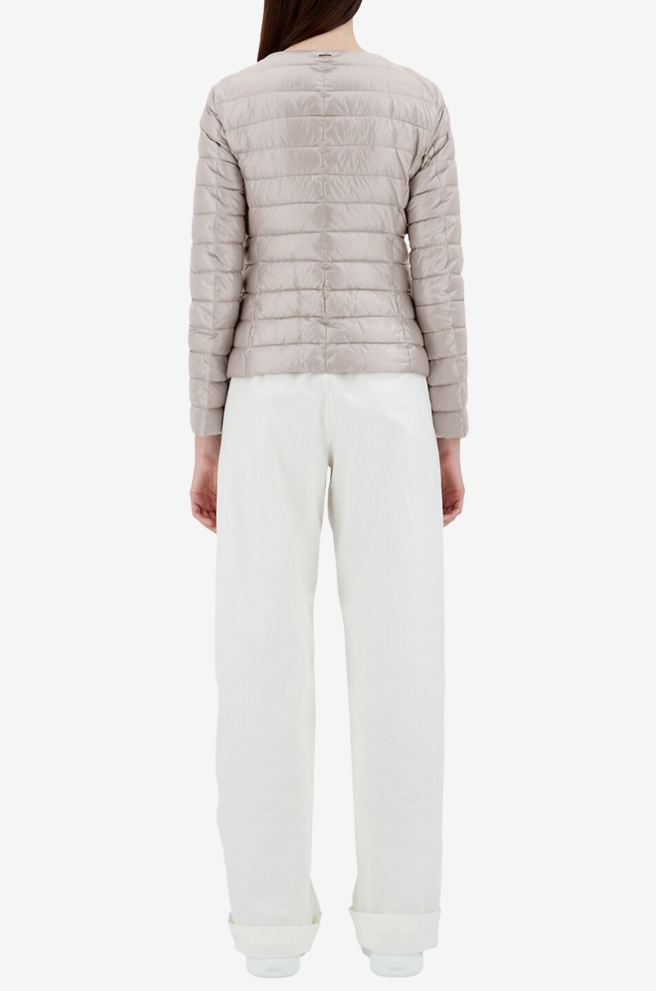 HERNO Kurze Daunenjacke Damen CREMEFARBEN 4