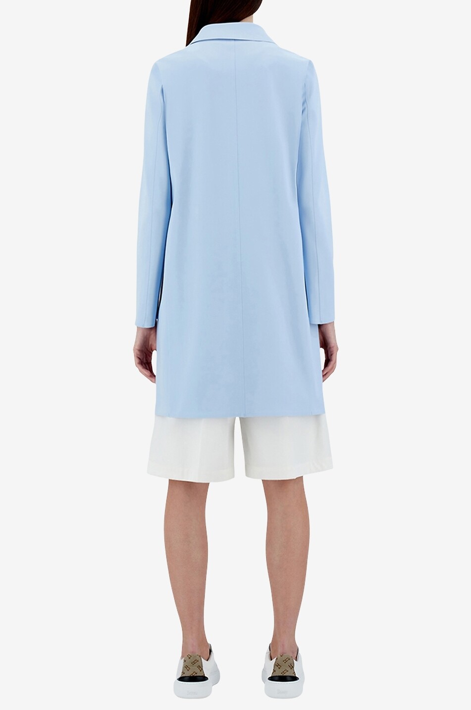 HERNO Langer Mantel Damen HELLBLAU 5