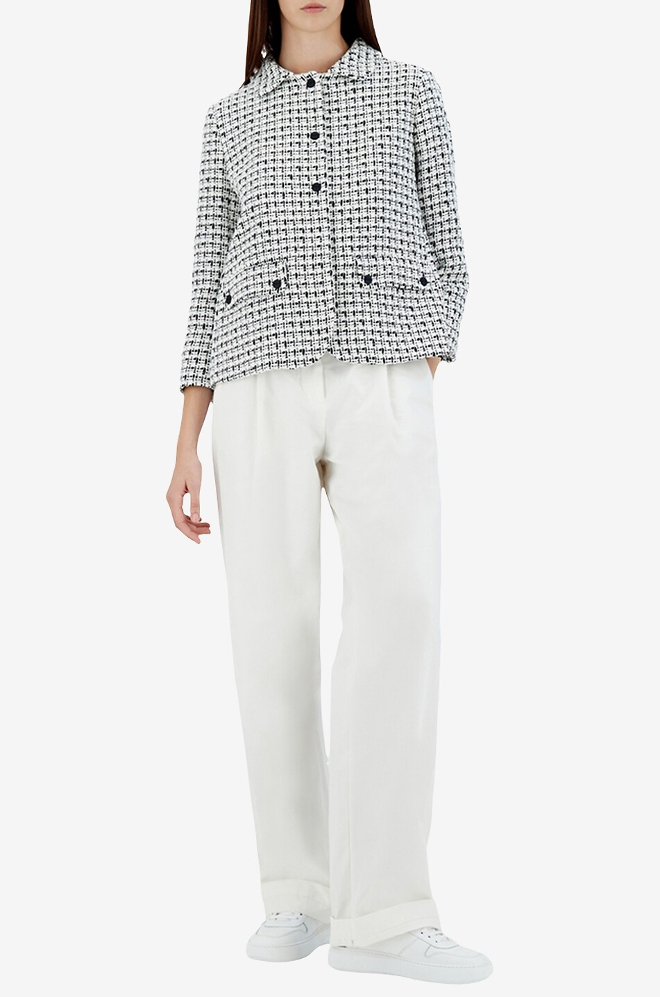 Veste courte légère Trend Tweed