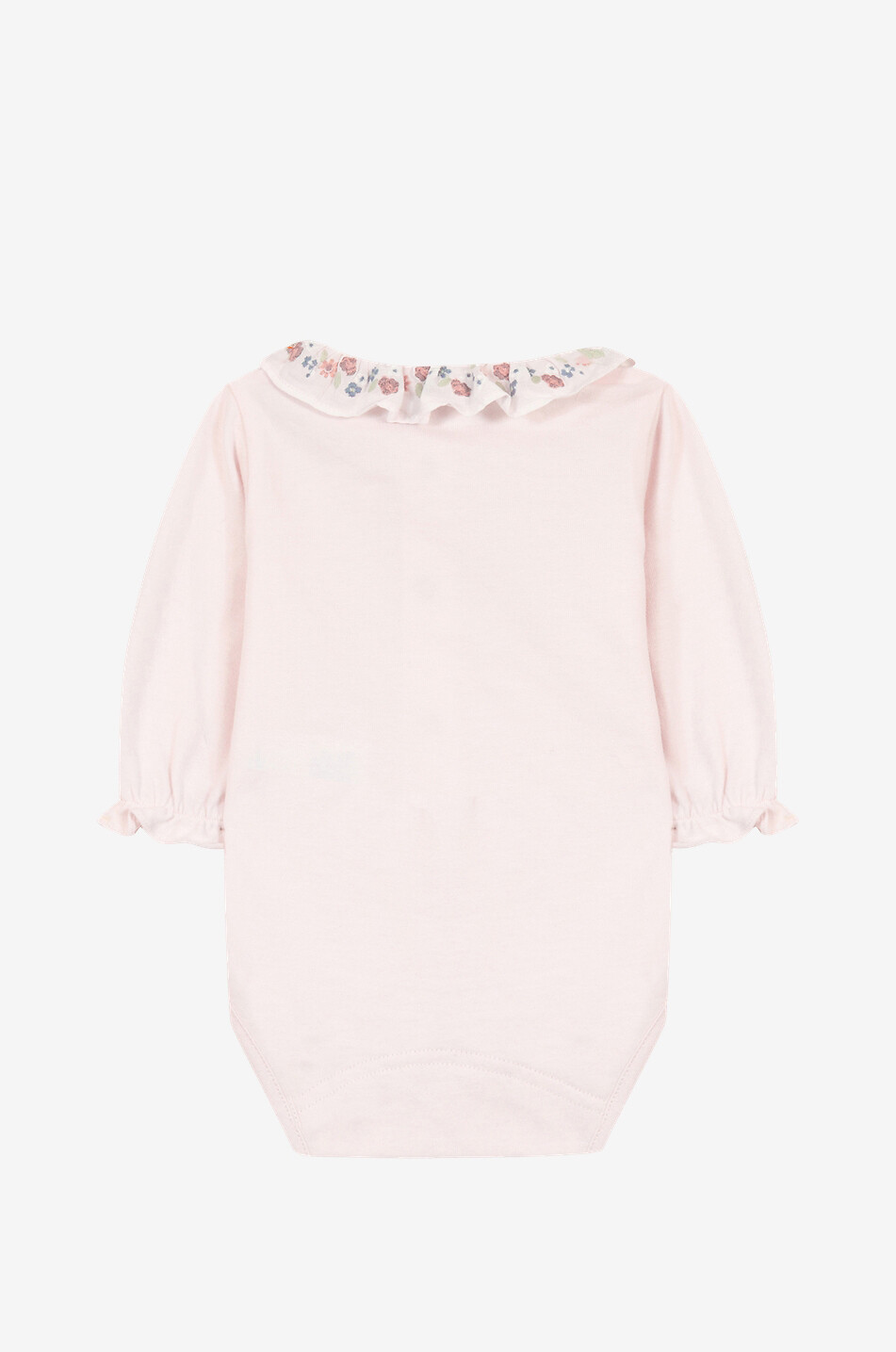 TARTINE ET CHOCOLAT Baby bodysuit with flower embroidered ruffle collar Baby LIGHT PINK 2