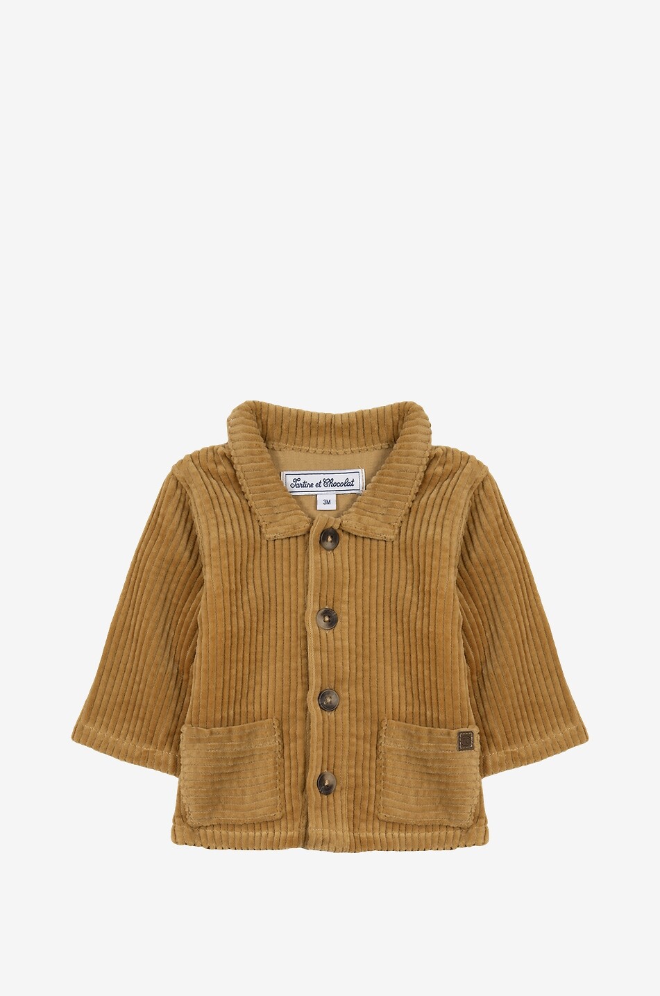 Hemdjacke für Babys aus Cordsamt