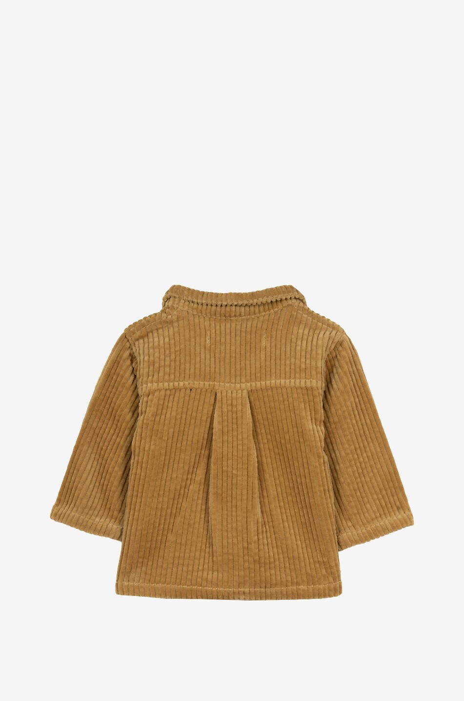 TARTINE ET CHOCOLAT Hemdjacke für Babys aus Cordsamt Baby KAMELFARBEN 2