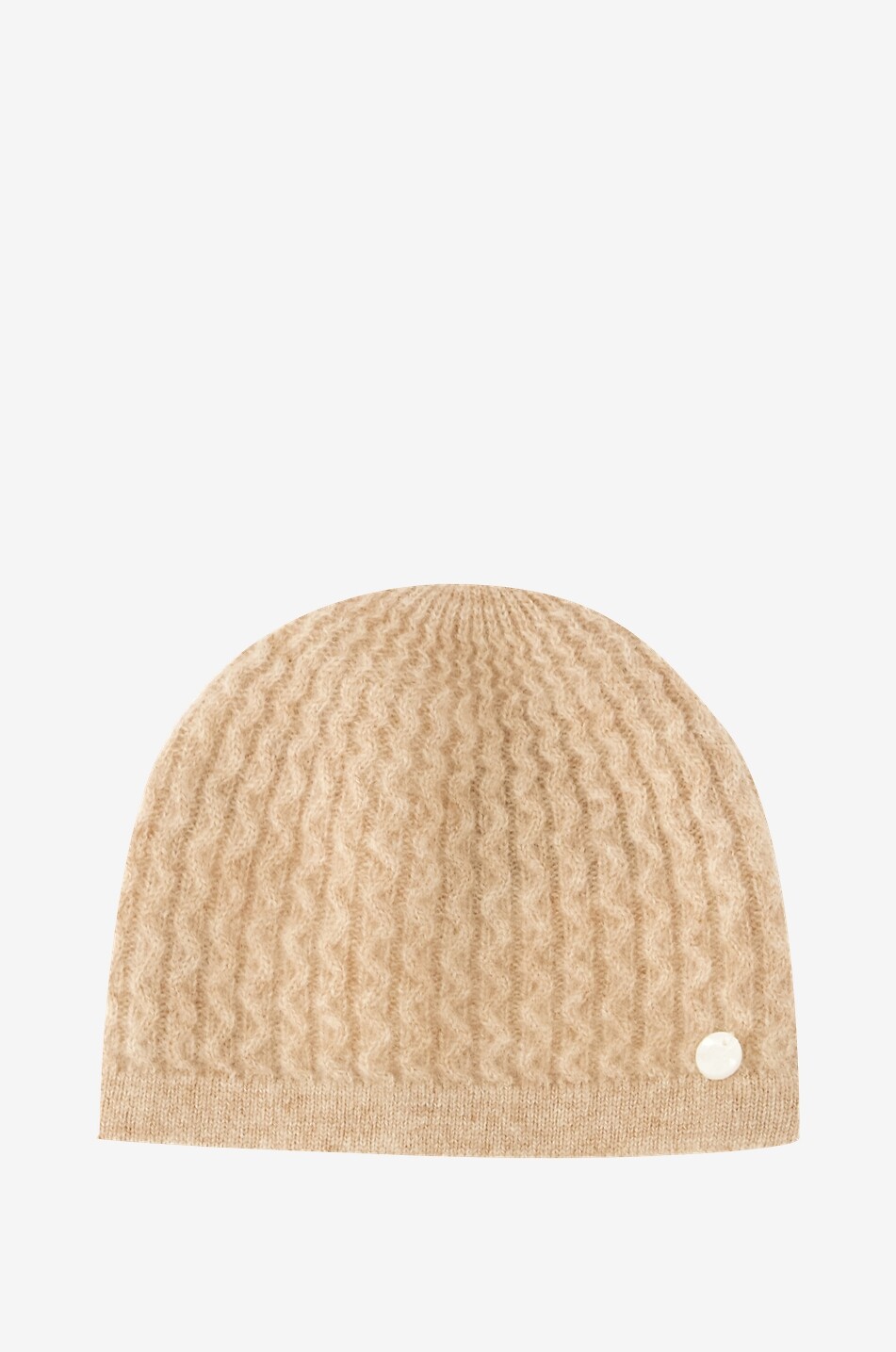 Baby cable-knit beanie