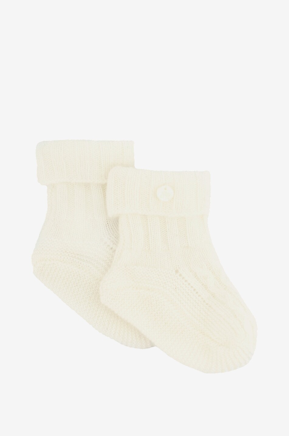 TARTINE ET CHOCOLAT Chaussons en maille bébé Bébé BLANC 1