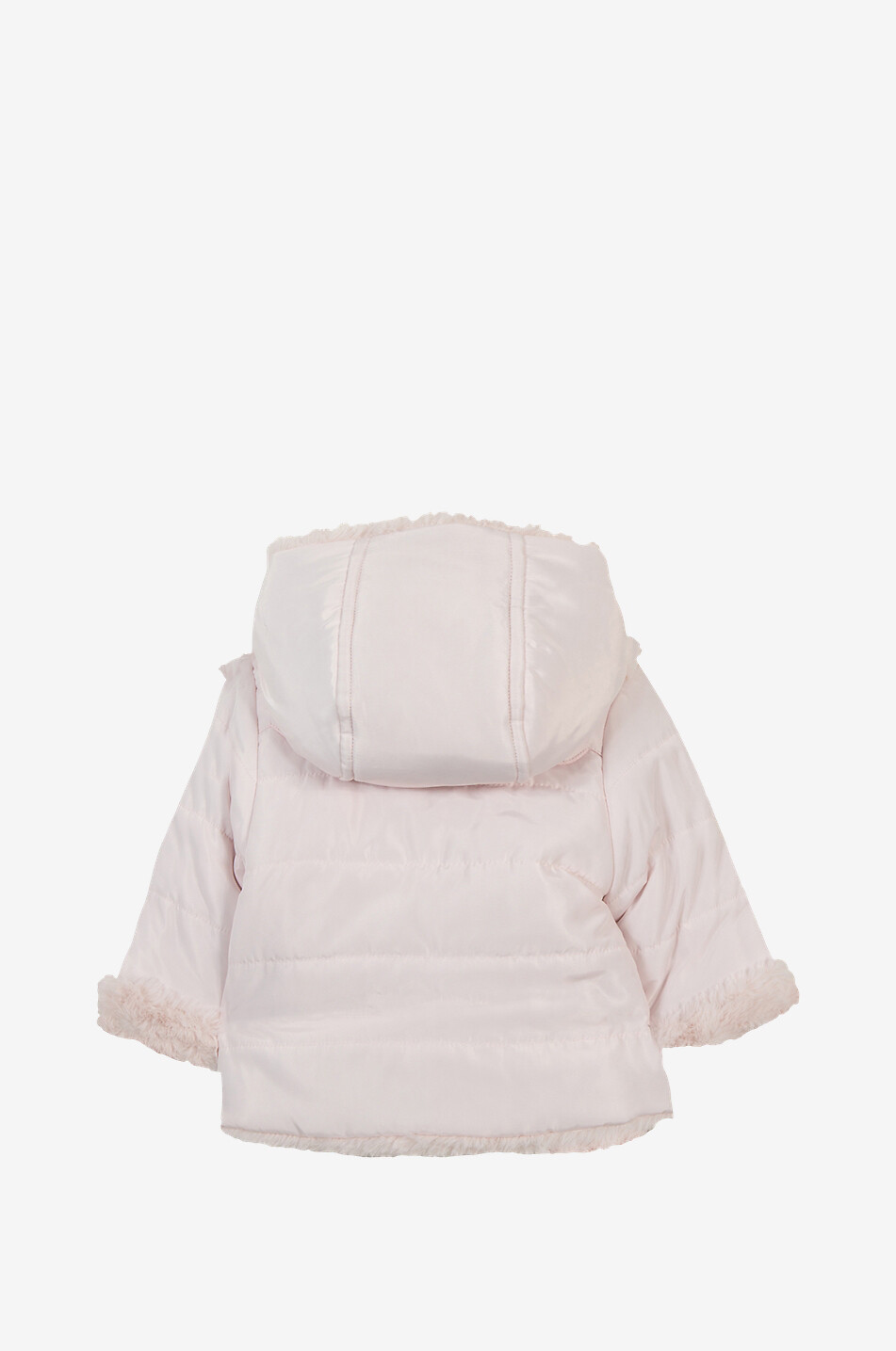 TARTINE ET CHOCOLAT Baby puffer jacket with plush clowd details Baby LIGHT PINK 2