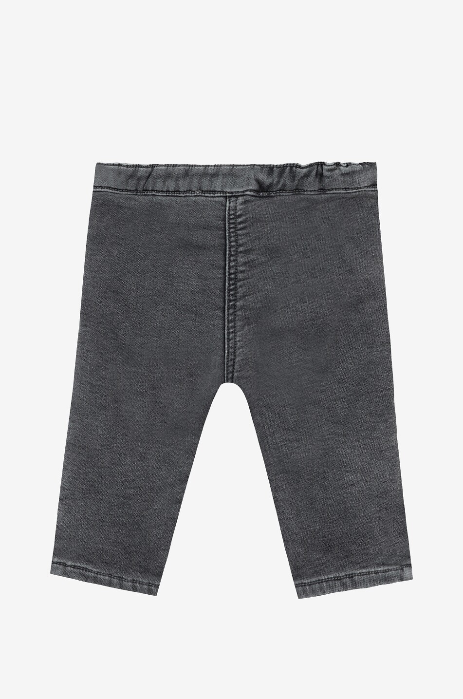 TARTINE ET CHOCOLAT Jean bébé en coton et laine à festons Bébé GRIS FONCÉ 2