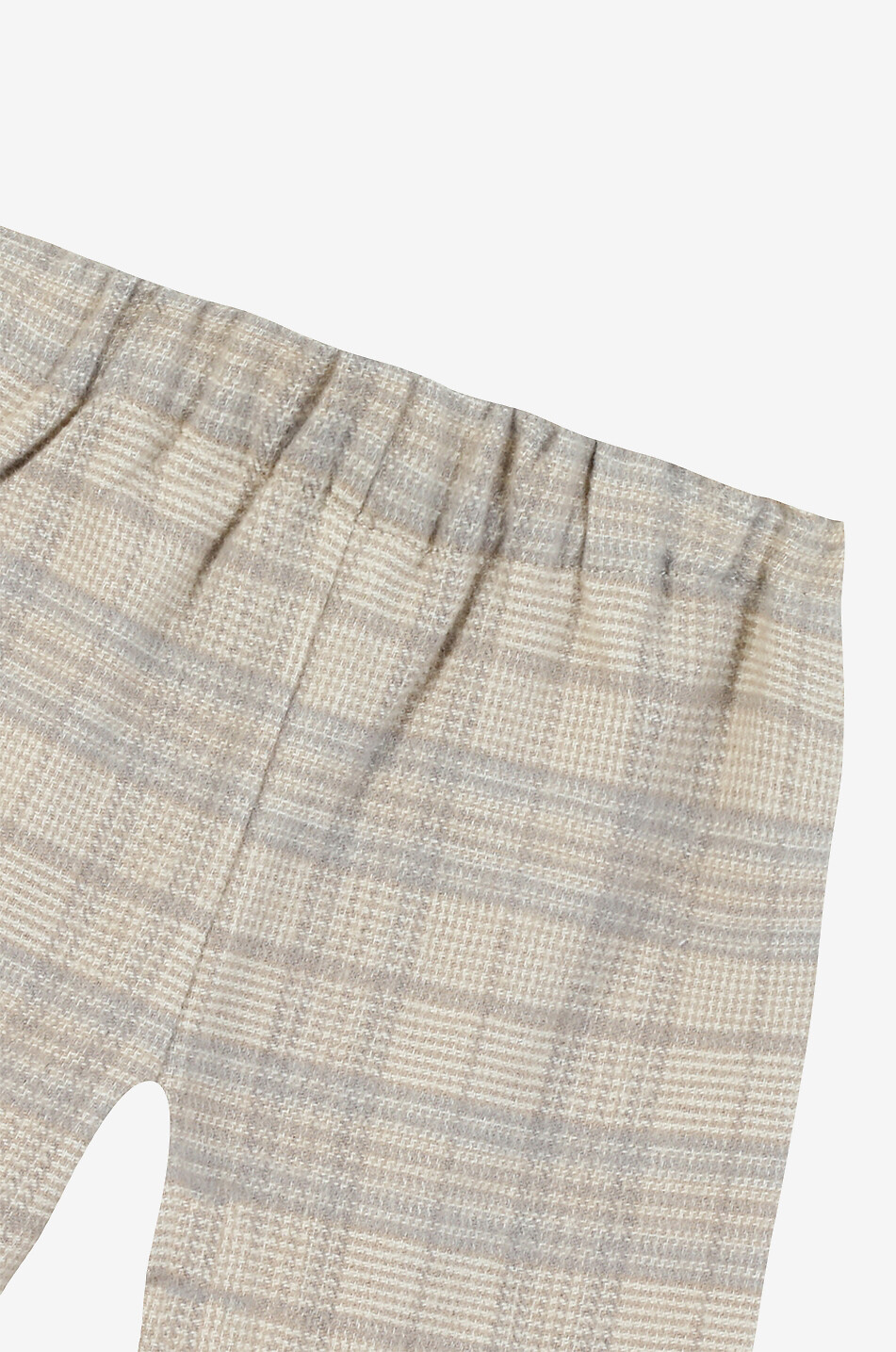 TARTINE ET CHOCOLAT Karierte Hose für Babys aus Flanell Baby Hellbeige 2