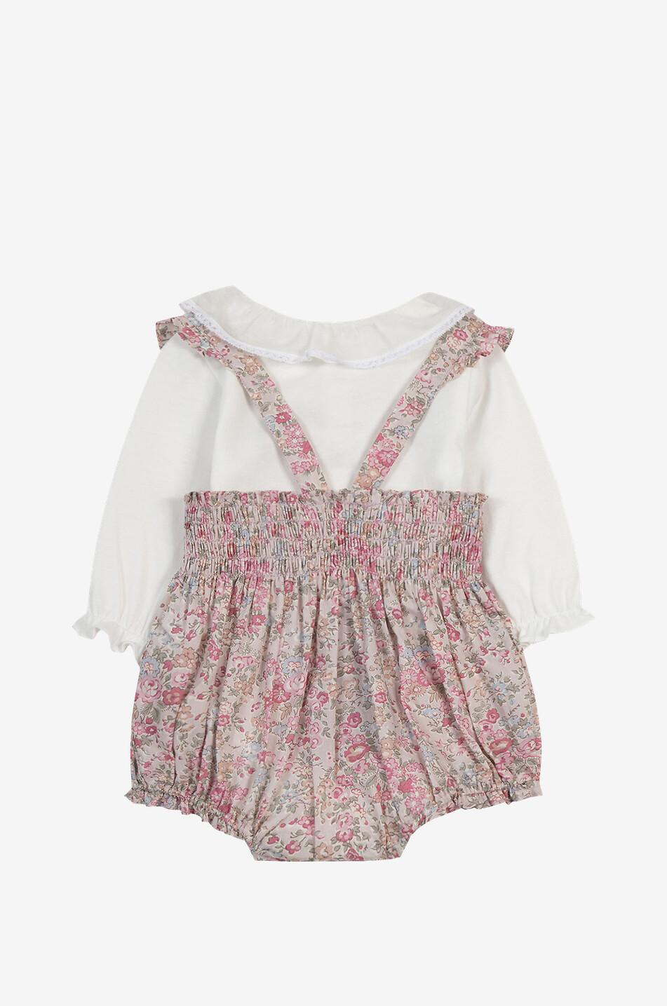 TARTINE ET CHOCOLAT Ensemble body et salopette fleurie Bébé MULTICOLORE 2