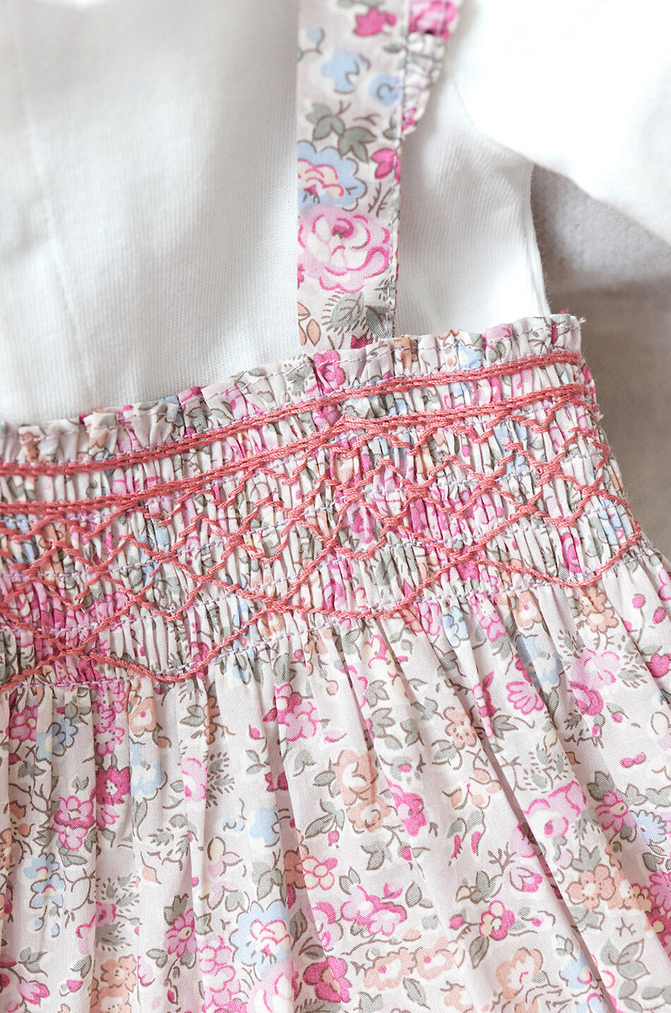 TARTINE ET CHOCOLAT Ensemble body et salopette fleurie Bébé MULTICOLORE 3