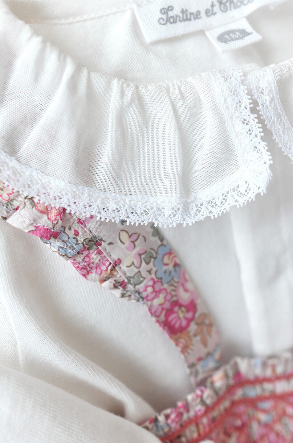 TARTINE ET CHOCOLAT Ensemble body et salopette fleurie Bébé MULTICOLORE 4