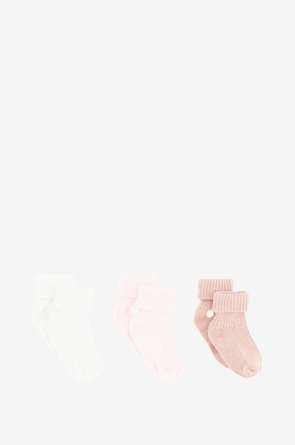 TARTINE ET CHOCOLAT Lot de 3 paires de chaussettes bébé Bébé ROSE CLAIR 1