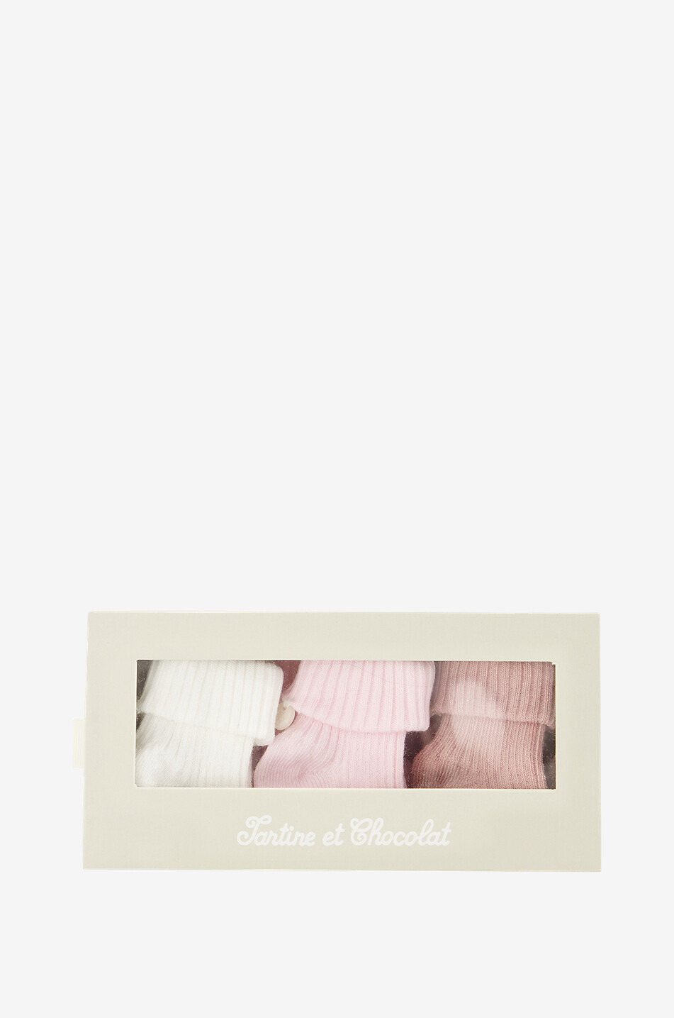TARTINE ET CHOCOLAT Lot de 3 paires de chaussettes bébé Bébé ROSE CLAIR 2