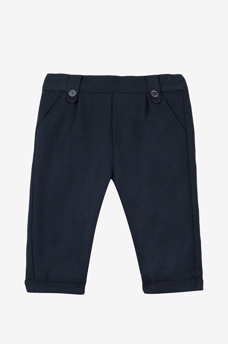 TARTINE ET CHOCOLAT Flannel baby trousers Baby DARK BLUE 1