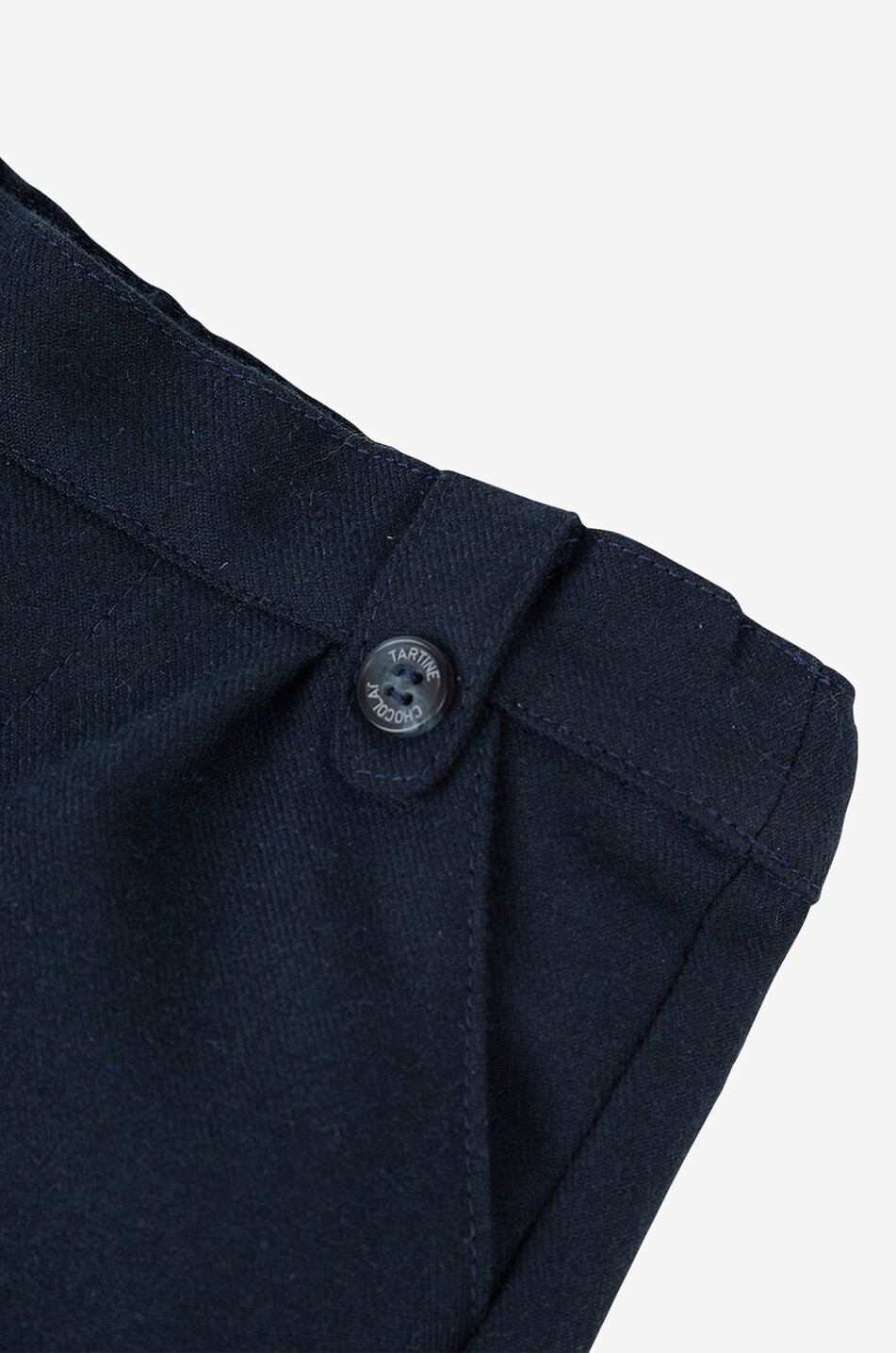 TARTINE ET CHOCOLAT Flannel baby trousers Baby DARK BLUE 3