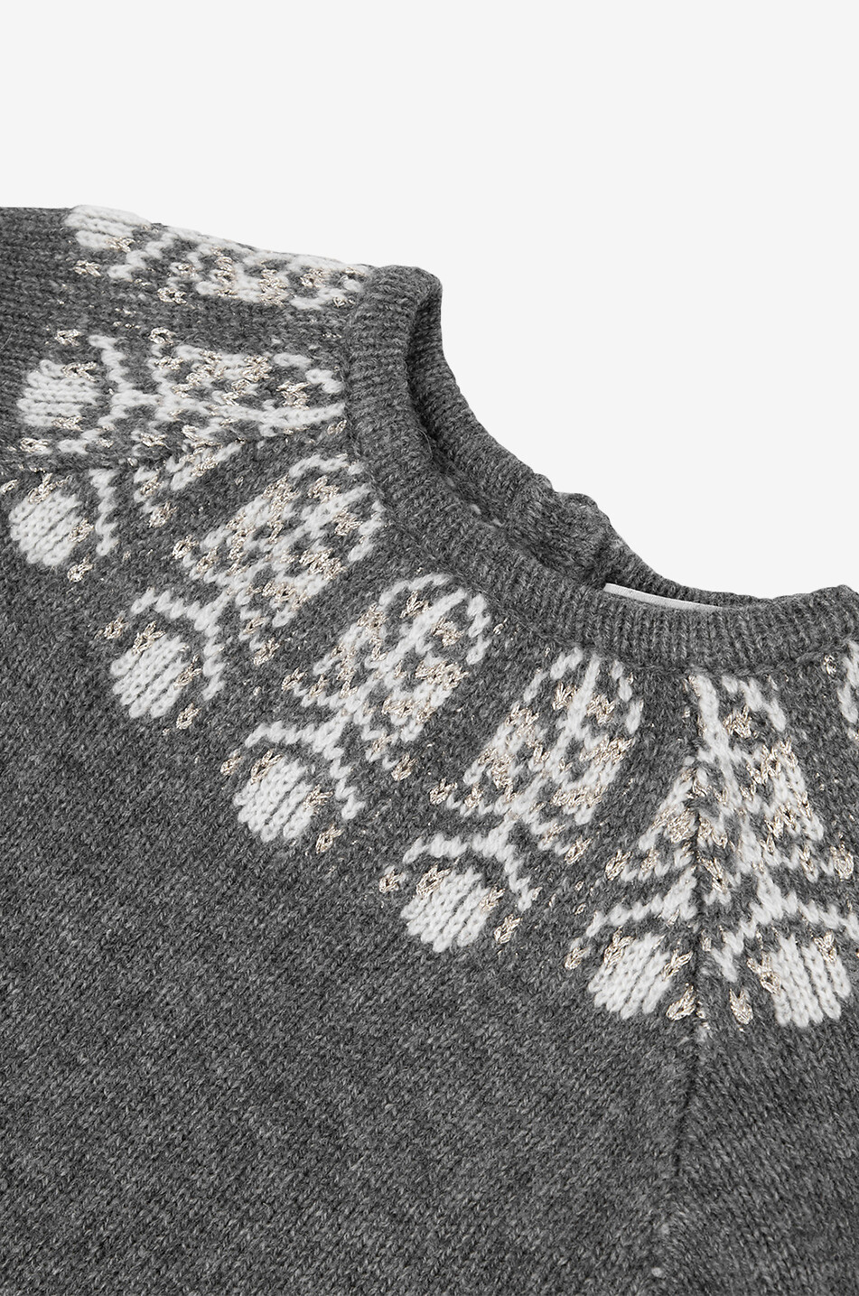 Jacquard-Strickkleid für Babys