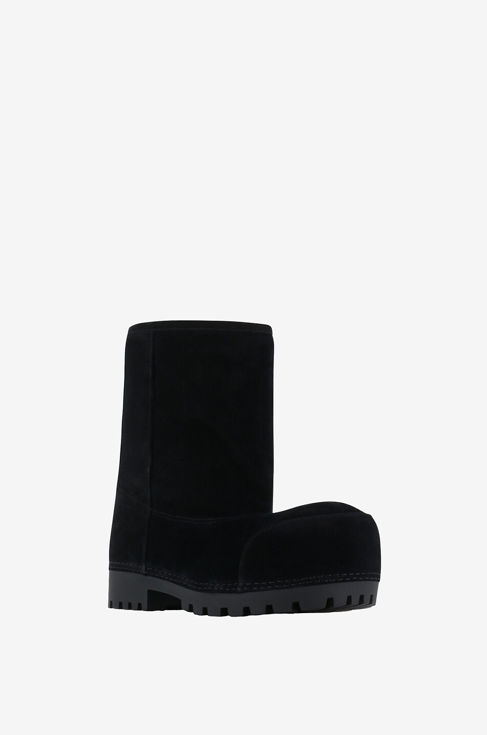 Alaska Fur Low Boot warmly lined suede boots BALENCIAGA Bongenie