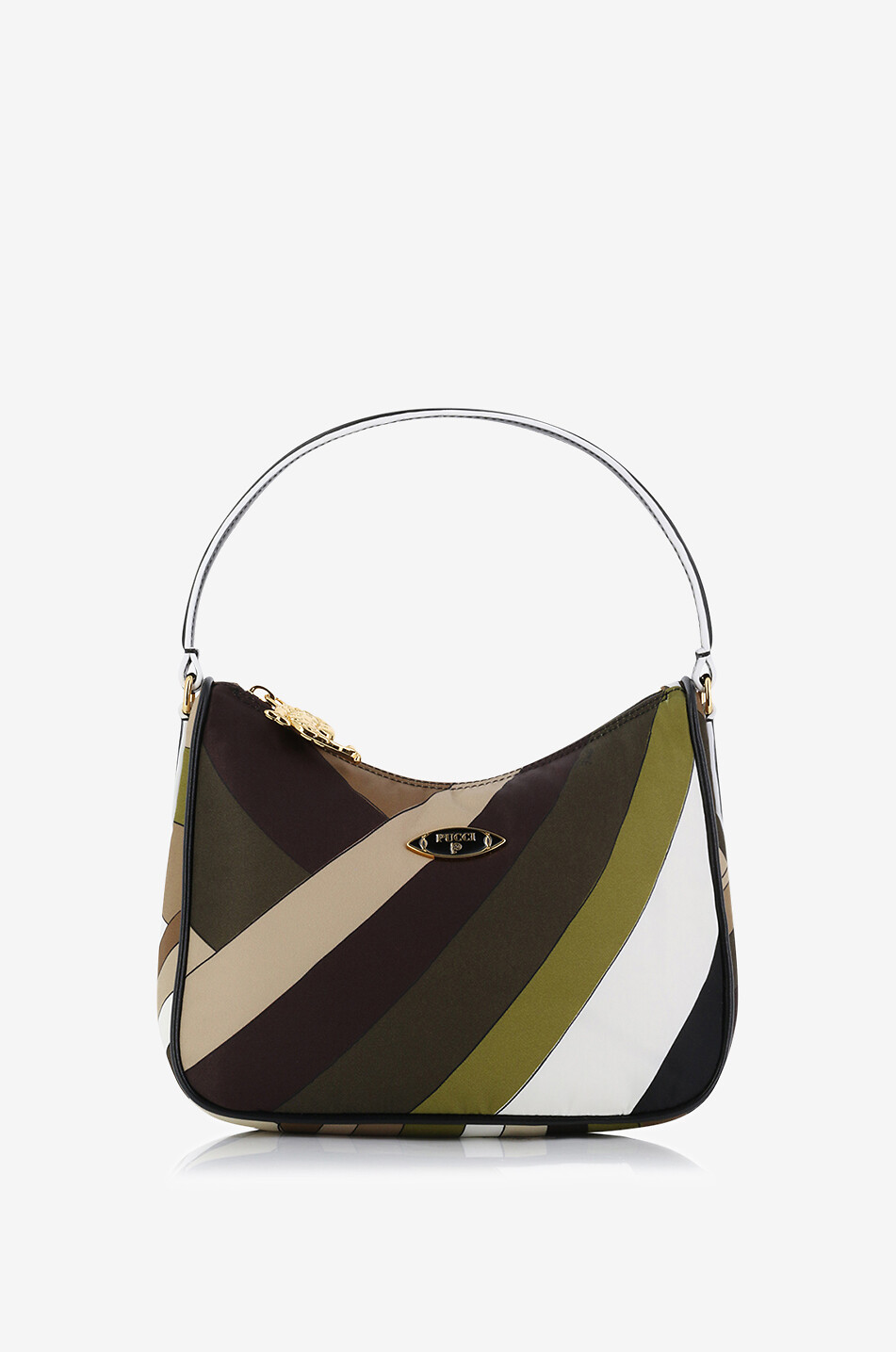 PUCCI Sac à main en nylon et cuir Yummy Femme KAKI 1