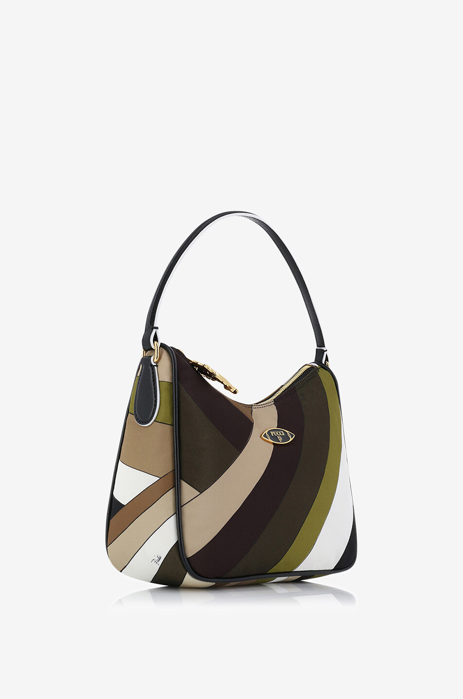 PUCCI Sac à main en nylon et cuir Yummy Femme KAKI 2