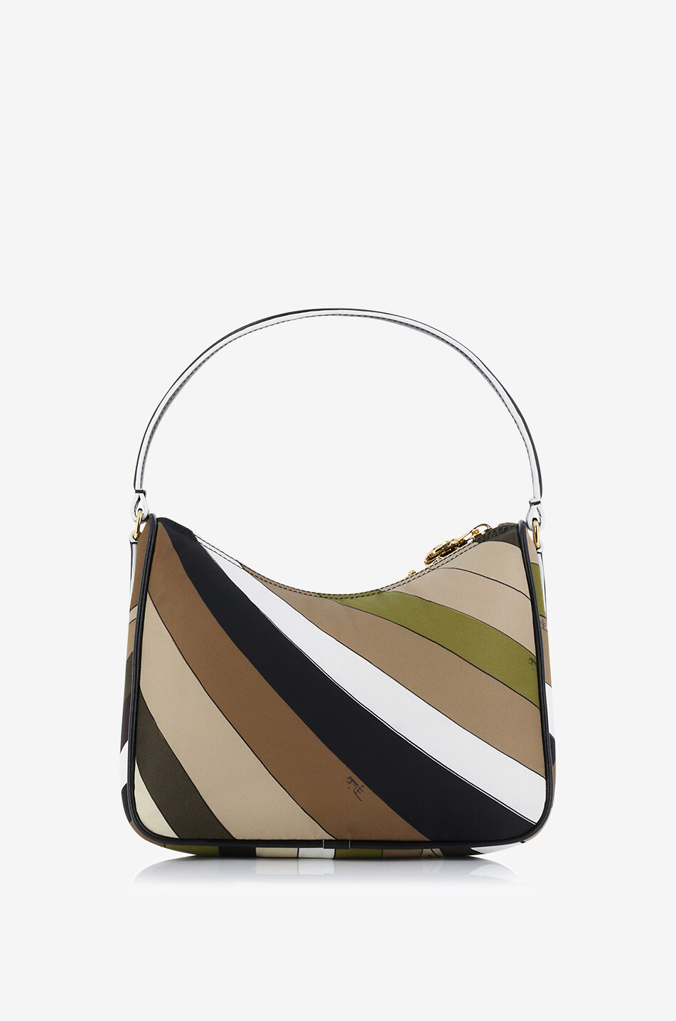 PUCCI Sac à main en nylon et cuir Yummy Femme KAKI 3