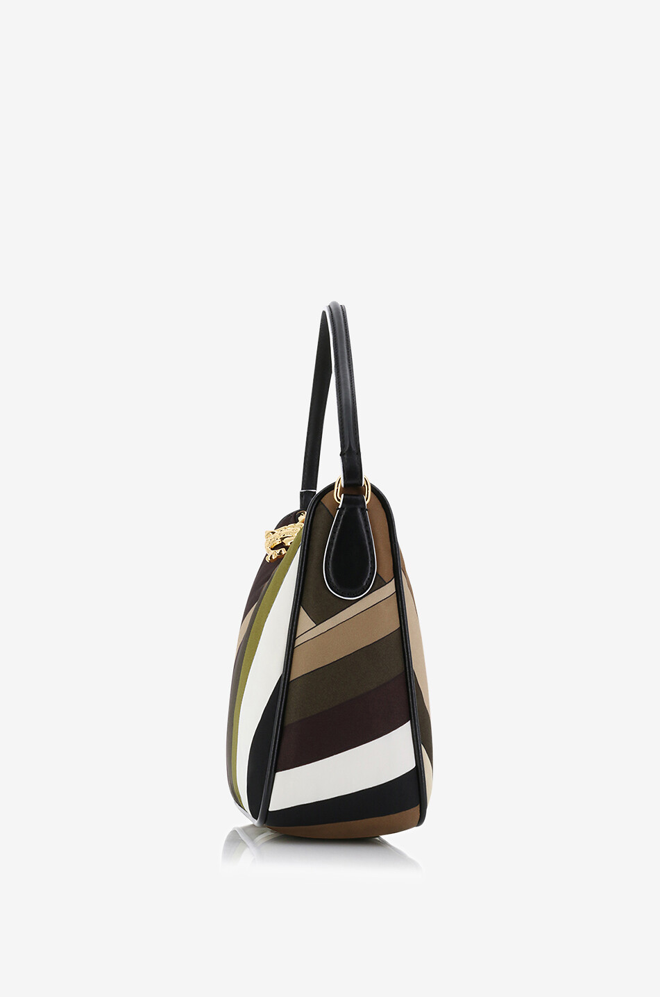 PUCCI Sac à main en nylon et cuir Yummy Femme KAKI 4