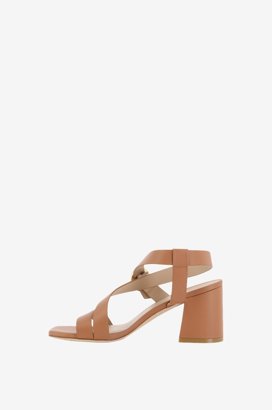 Glattledersandalen mit Blockabsatz Benni 75