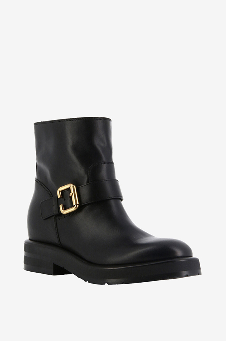 CHLOE Flache Glattlederstiefeletten Coddington Damen SCHWARZ 1