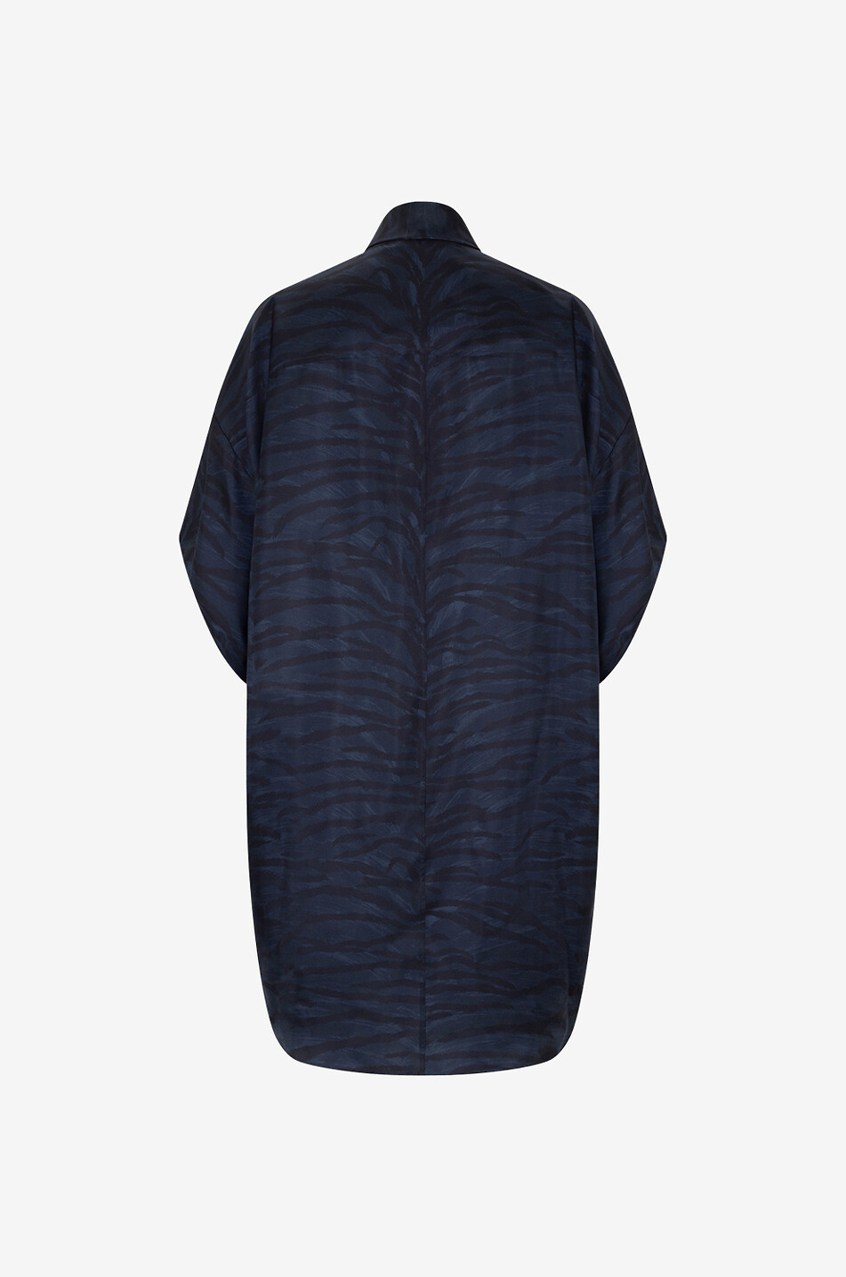 STELLA McCARTNEY Robe tunique courte en soie bio imprimée tigre Femme MULTICOLORE 2