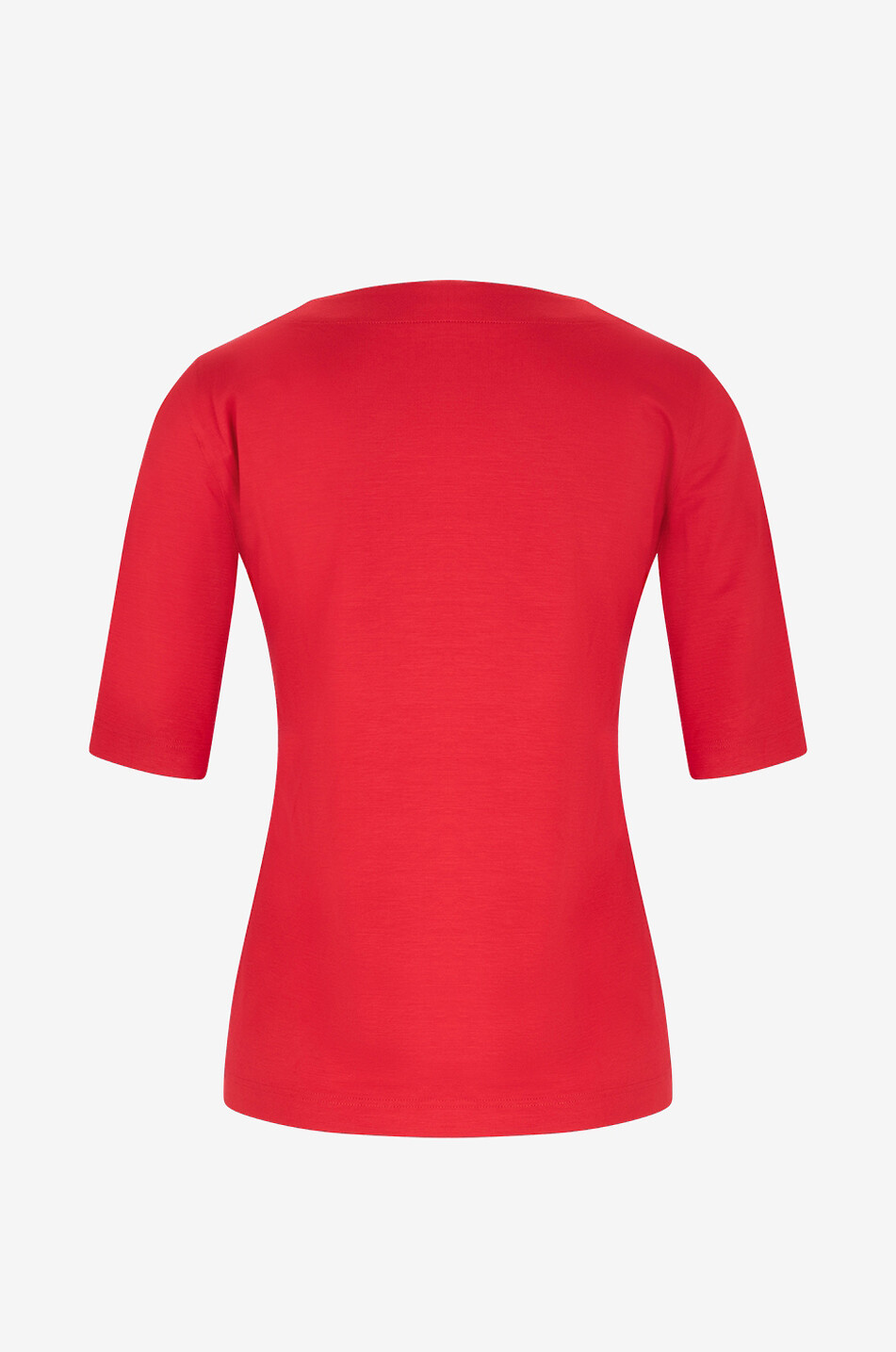 AKRIS PUNTO Square neck modal stretch T-shirt Women RED 2