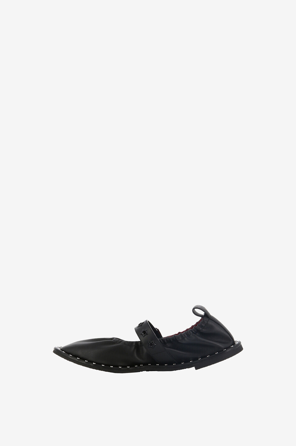 STELLA McCARTNEY Ballerines en Vegea Falabella Star-Studded Femme NOIR 3