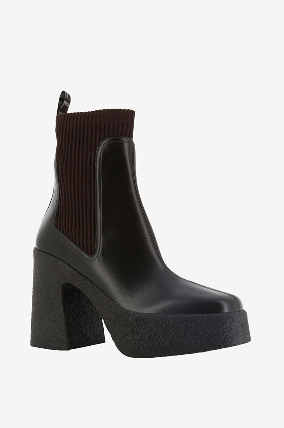 Bottines chaussette à talon et plateau Skyla 70