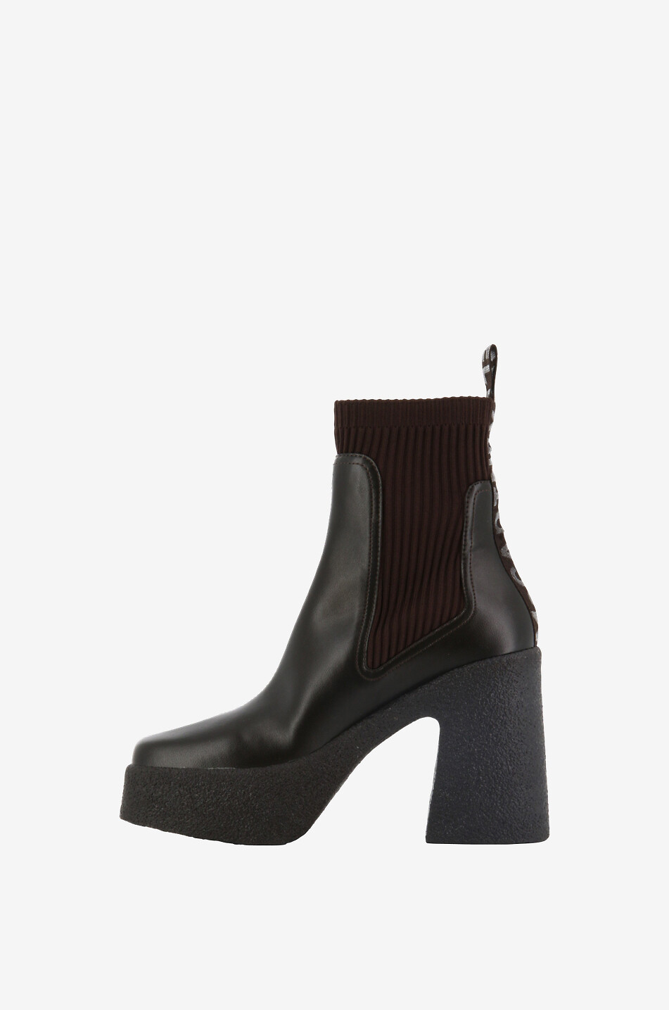 Bottines chaussette à talon et plateau Skyla 70