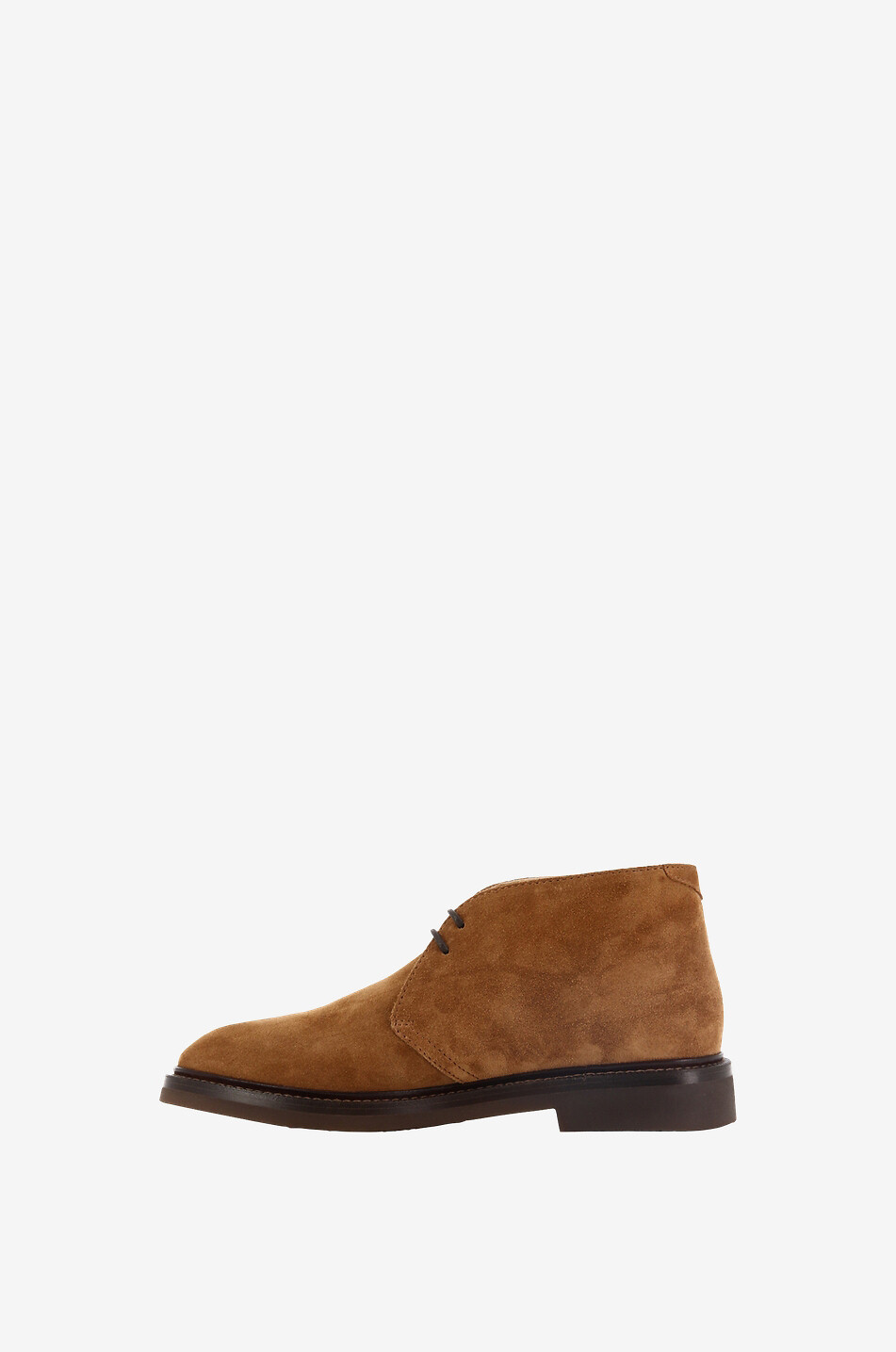 BRUNELLO CUCINELLI Desert boots in suede Men COGNAC 3