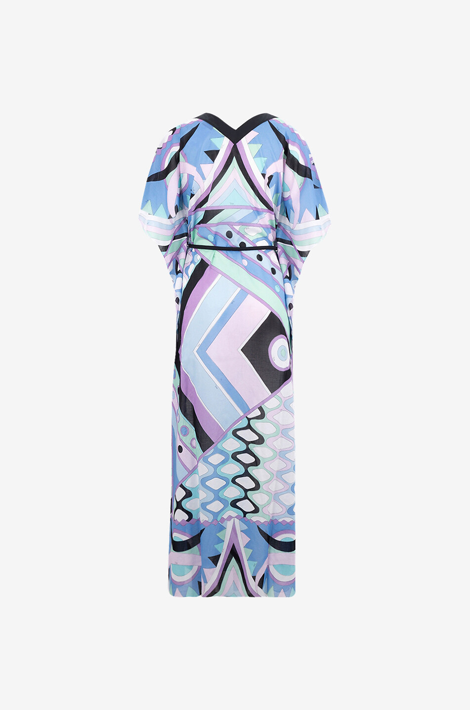 PUCCI Caftan de plage long en mousseline de coton Vivara Femme MULTICOLORE 2