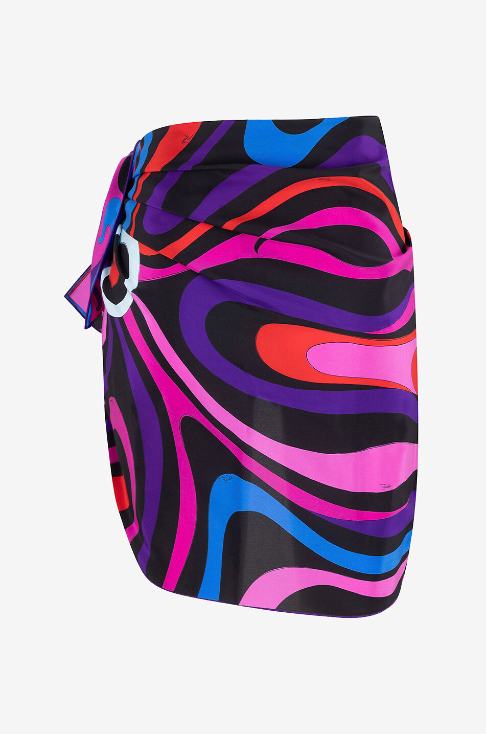 PUCCI Marmo silk twill hijab Women MULTI COLOURED 2