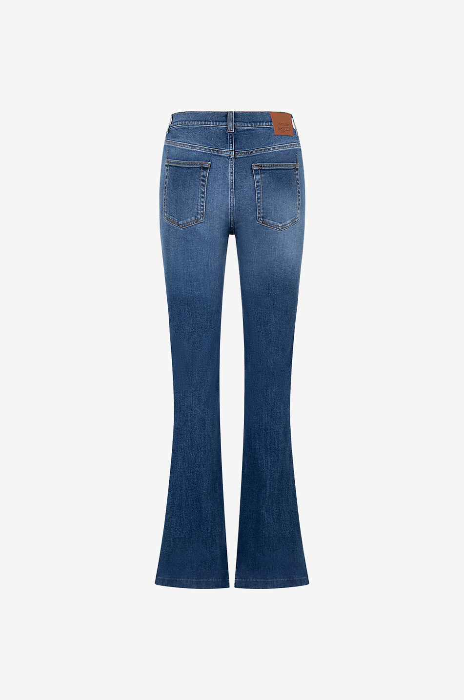 ALEXANDER McQUEEN Jean évasé délavé Femme BLEU 2