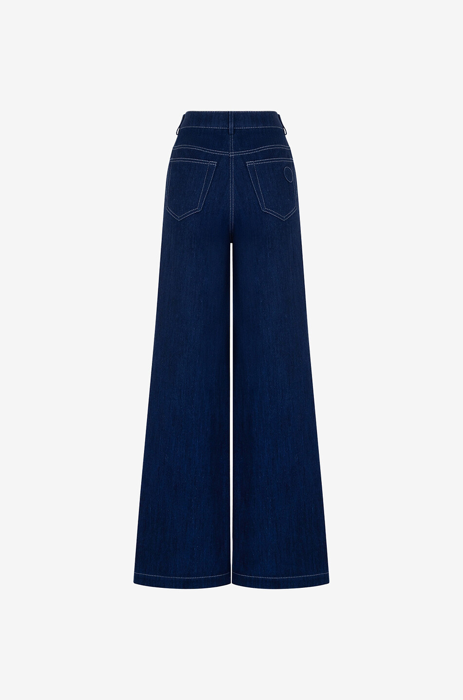 AKRIS PUNTO Weite Jeans mit hoher Taille Cooper Ink Damen DUNKELBLAU 2