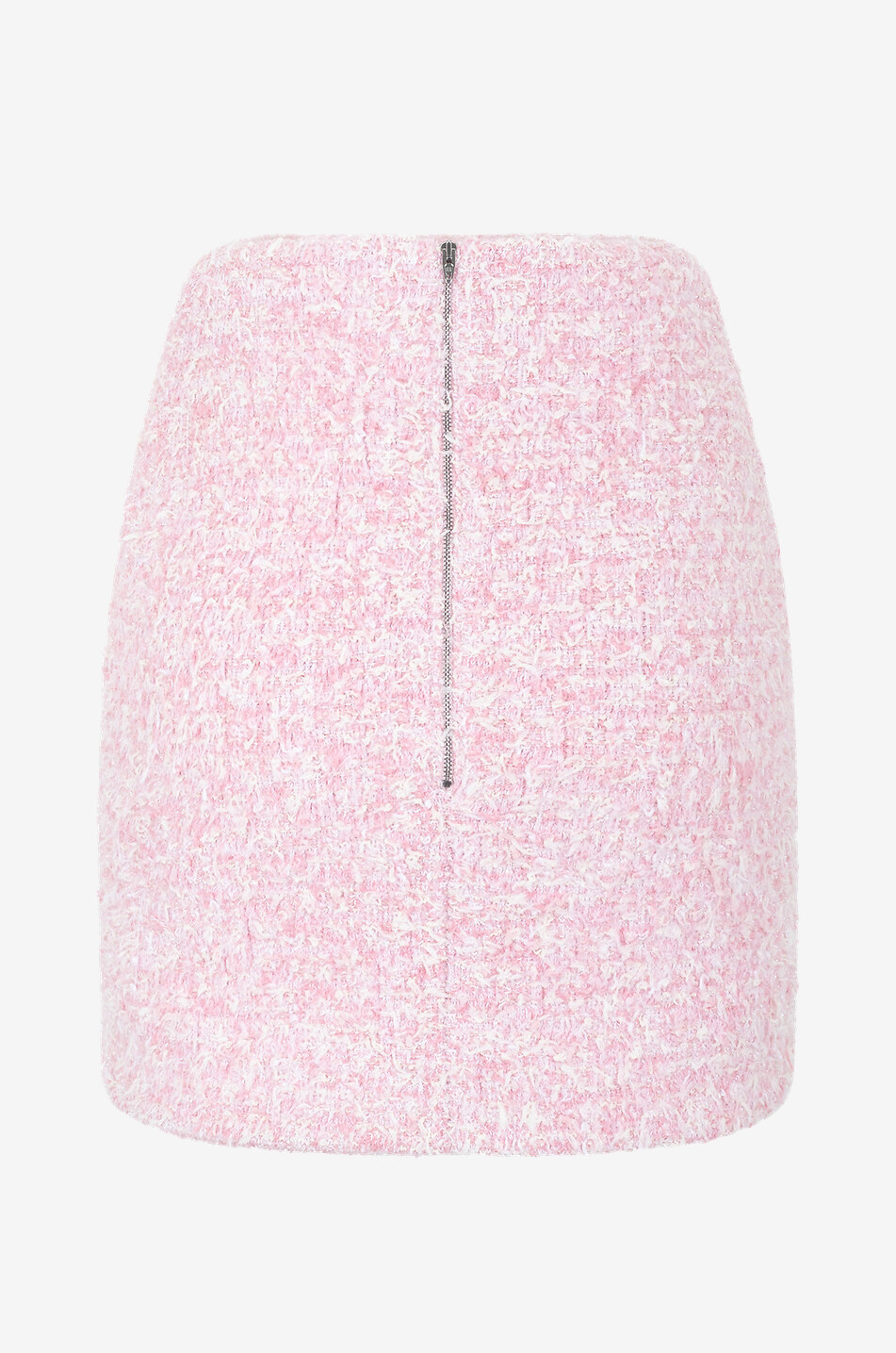 Cotton tweed miniskirt