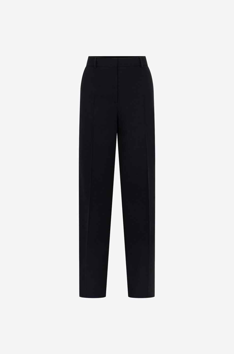 AKRIS PUNTO Chiaro wide-leg Milano jersey trousers Women BLACK 1