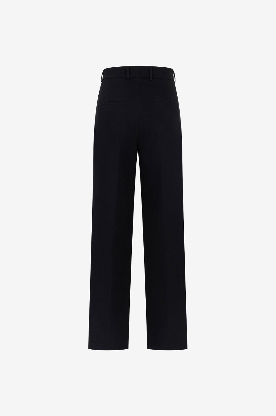AKRIS PUNTO Chiaro wide-leg Milano jersey trousers Women BLACK 2