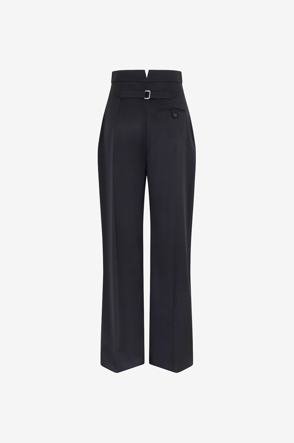 ALEXANDER McQUEEN Wollhose mit hoher Taille Corset Damen SCHWARZ 2