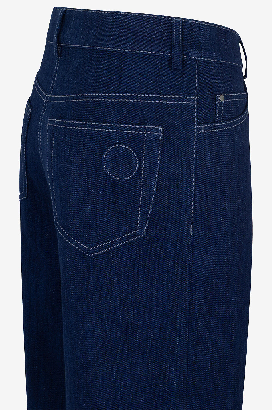 AKRIS PUNTO Weite Jeans mit hoher Taille Cooper Ink Damen DUNKELBLAU 3