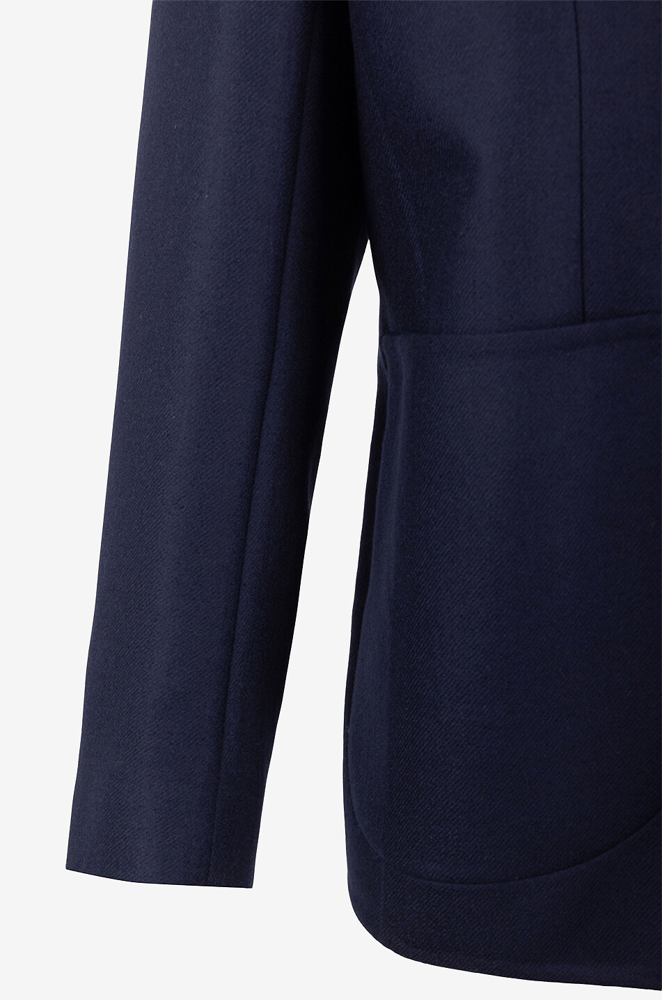 Single-breasted wool and silk blazer