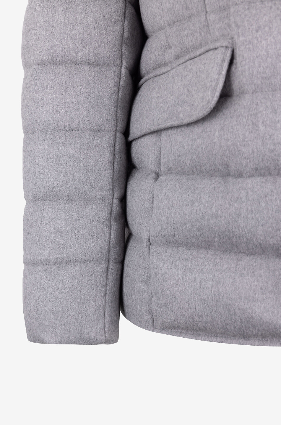 NOMOS-LS9 short wool and cashmere down jacket
