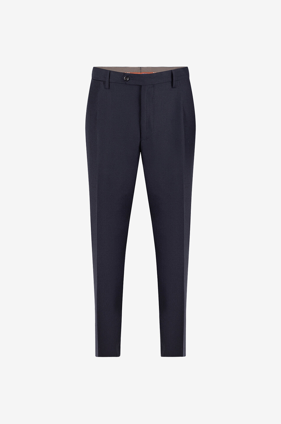 Pantalon slim en laine vierge et cachemire