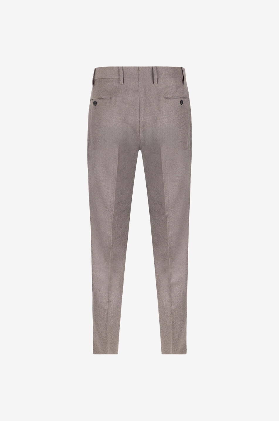 Virgin wool and cashmere slim fit trousers