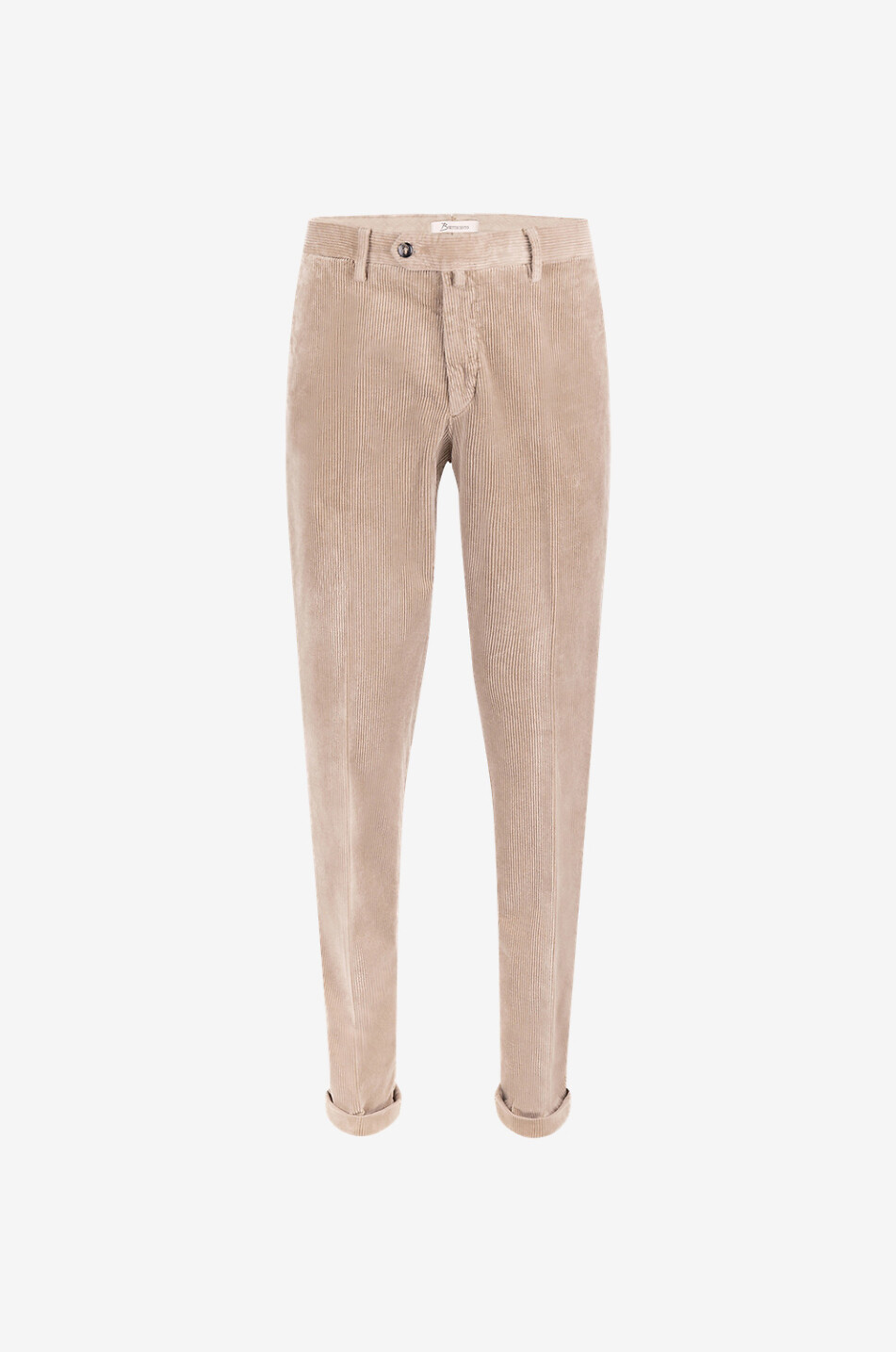 Slim-Fit-Hose aus Baumwoll- und Kaschmir-Cord