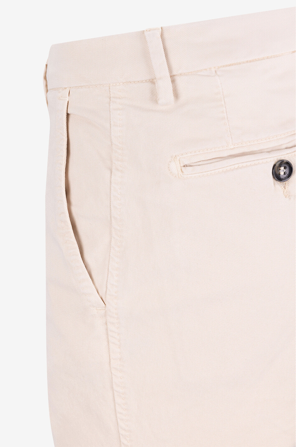 Slim-Fit-Hose aus Lyocell-Baumwolle und Seide